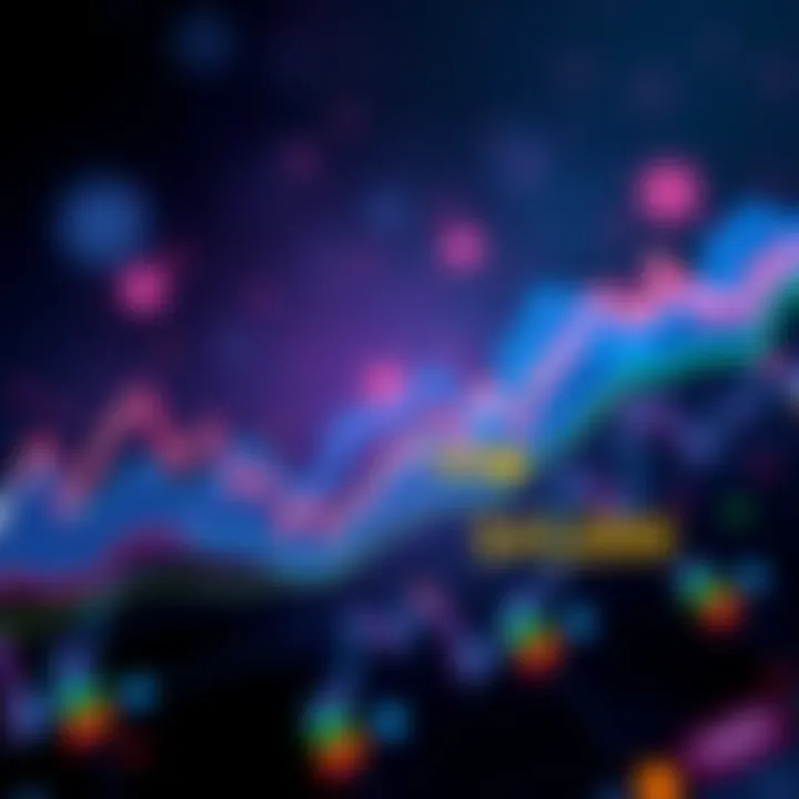 Graph showing a declining trend in Bitcoin prices with a $45,000 target highlighted