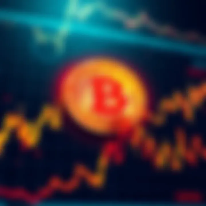 A digital chart showing fluctuations in Bitcoin's value with a prominent $60k mark indicated, symbolizing current market uncertainty.