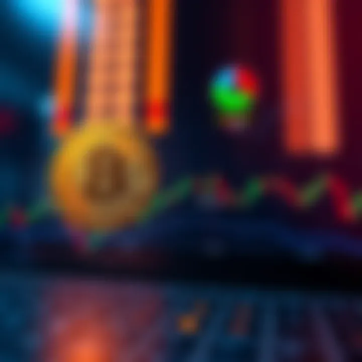 A chart showing Bitcoin's price fluctuating between $60,000 and $69,000 with an indication of possible support at $55,000.