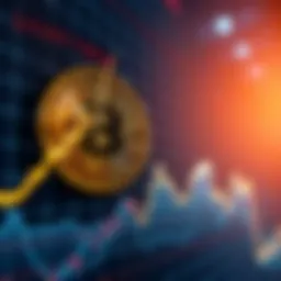 A chart showing Bitcoin's price staying above $75,000 with a downward trend towards $50,000 highlighted.