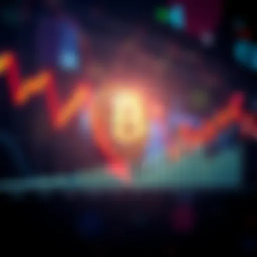 A graph showing Bitcoin's price fluctuations, highlighting significant dips and rises, with arrows indicating buying opportunities.