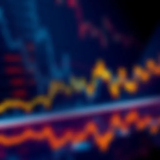 A Bitcoin price chart showing ups and downs, representing market volatility and potential trends