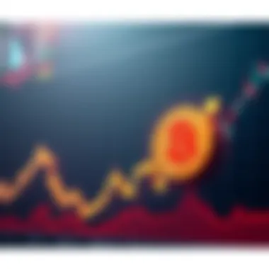 Bitcoin Price Chart with Speech Bubble A Bitcoin price chart showing an upward trend. A speech bubble indicates public reaction to statements made by a financial leader. The potential impact on Bitcoin's value is highlighted.