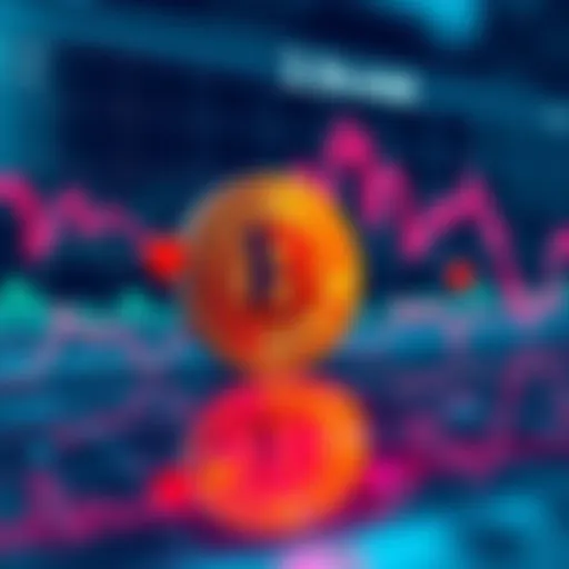 Bitcoin price chart with concerns A Bitcoin price chart showing a significant drop with markers indicating average entry prices and ETF outflows