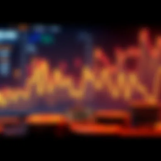 Bitcoin Price Chart Decline A line graph showing Bitcoin's price decreasing over the past five months, indicating a potential losing streak.