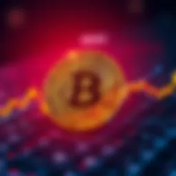 Bitcoin Price Chart with Support Level A Bitcoin price chart showing a clear support level above previous targets, indicating potential future price stability.
