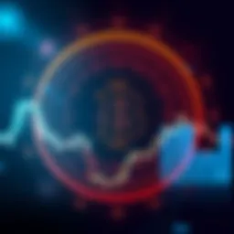 Circular chart showing Bitcoin's price cycle and halving events