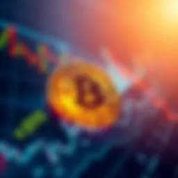 A chart illustrating Bitcoin's price drop below $10,000 alongside NFT market trends