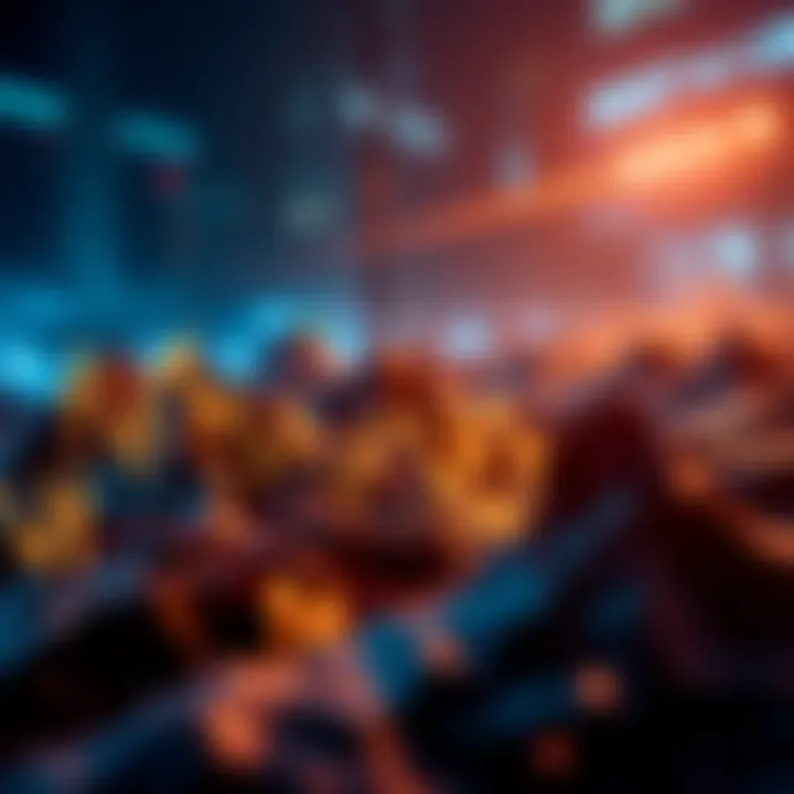 A graphic showing a downward trend in Bitcoin prices with a visual representation of panic selling and investment opportunity.