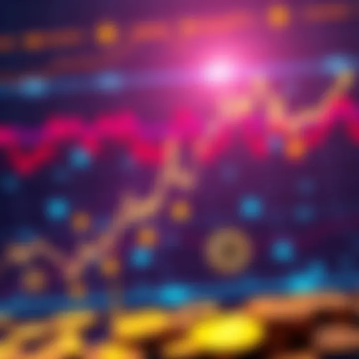 Bitcoin Price Drop A visual representation of Bitcoin prices declining, showing a graph with a downward trend and Bitcoin symbols.