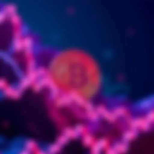 Graph showing Bitcoin's price falling below $30,000 with a bearish trend line