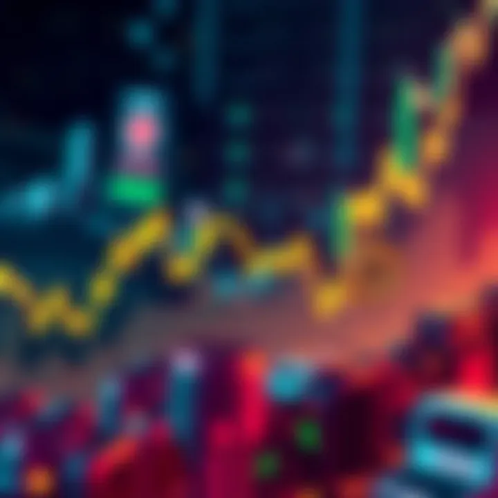 A graph showing Bitcoin's price drop from $80K to $73.5K, illustrating market sentiment changes.