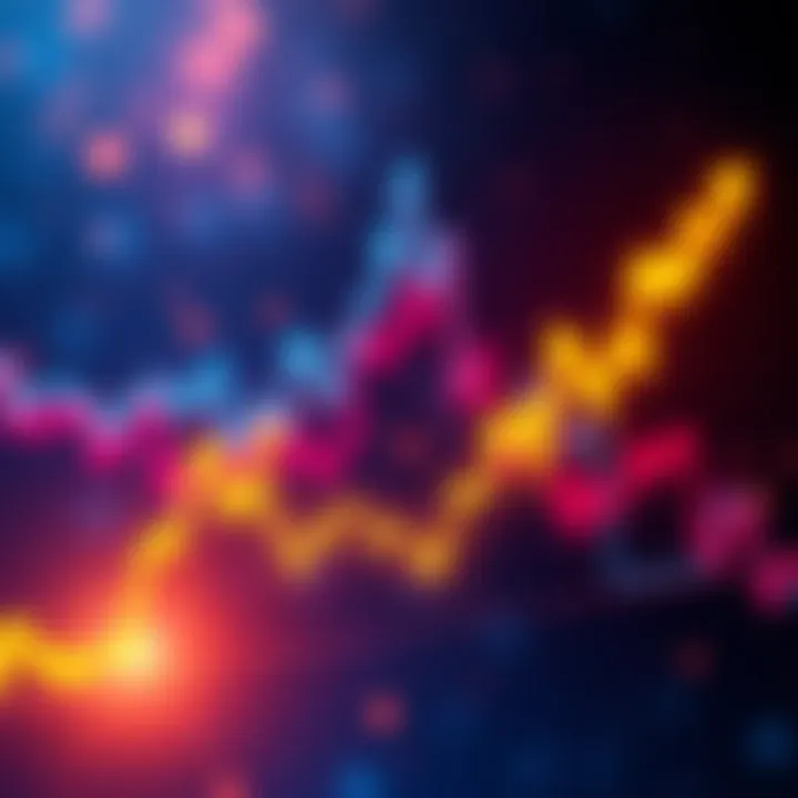 Line graph showing Bitcoin's price dropping, indicating possible future decline to $31,000