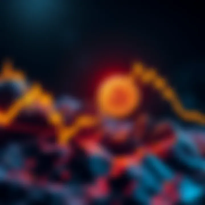 A graph showing Bitcoin's price decline from $90,000 to $62,000 in a steep downward trend.