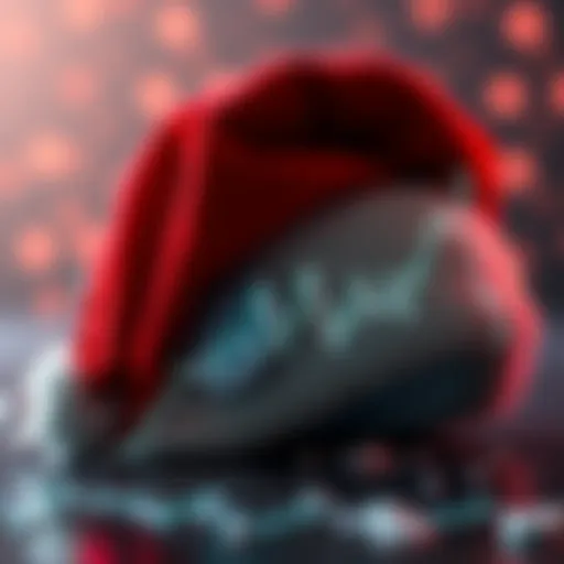 Bitcoin price drop Graph showing Bitcoin price decline alongside a Santa hat, symbolizing the fading Santa rally