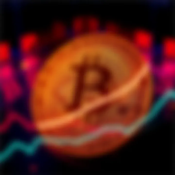 A graphic showing the Bitcoin logo with a price range of $40k to $48k highlighted, symbolizing potential price movement during the halving cycle.