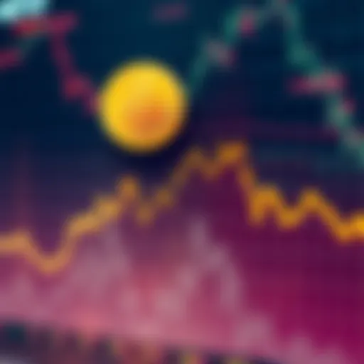 Bitcoin Price Graph Graph showing a downward trend in Bitcoin prices, indicating potential drop below $50,000 in October.