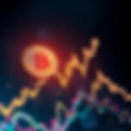 Graph showing Bitcoin price reaching a record high with upward trend