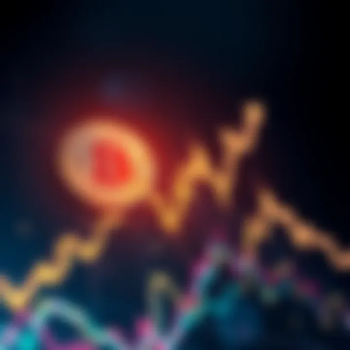 Graph showing Bitcoin price reaching a record high with upward trend