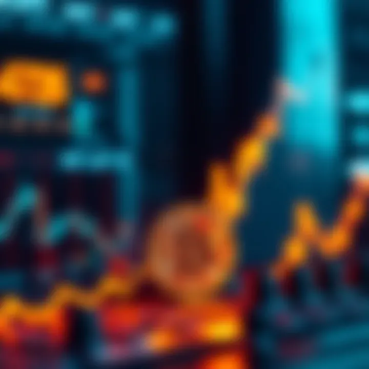 Graph showing Bitcoin price stagnation despite ETF inflows, with an upward arrow indicating demand but flat trend line for price.