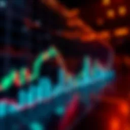 Chart showing Bitcoin price trends with downward trend line indicating expected low by October 21
