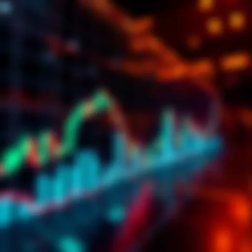 Chart showing Bitcoin price trends with downward trend line indicating expected low by October 21