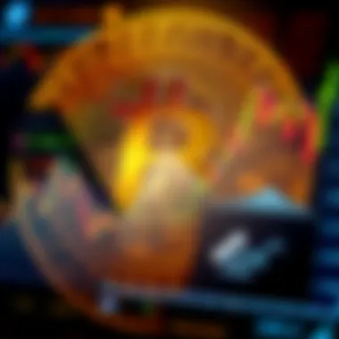 Bitcoin graphic showing price trends and predictions for the upcoming week