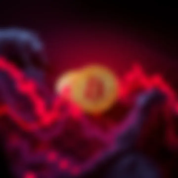 A Bitcoin price chart displaying a downward trend in November and December.