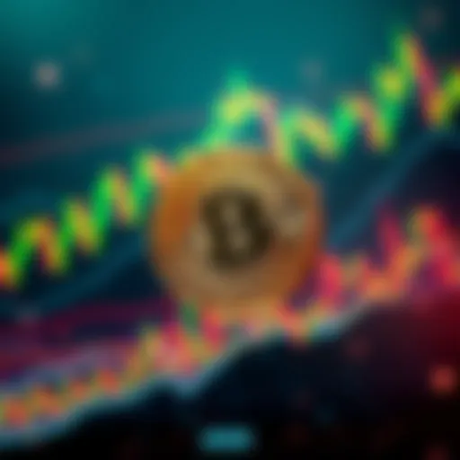 A graphic showing Bitcoin's stable price trends against a backdrop of fluctuating market charts, symbolizing its potential to withstand bear market pressures.