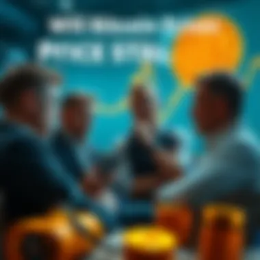 New investors discussing Bitcoin's price range and future stability