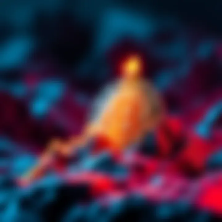 Bitcoin graphic showing a rising trend with a bright $10 million mark