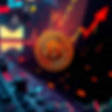 Bitcoin price surge Bitcoin price spikes from $68,000 to $71,000 with a chart showing sharp increase