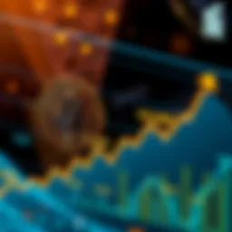 Bitcoin Price Surge A graph showing a significant rise in Bitcoin value, with the $500,000 mark highlighted, representing Standard Chartered's forecast