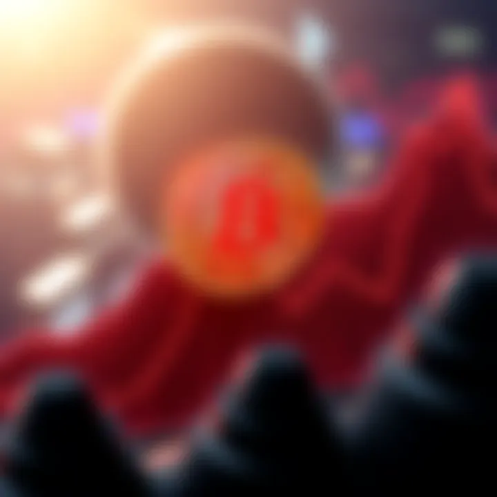 A graphic showing a rising Bitcoin price chart with a dollar sign, symbolizing investment decision time.