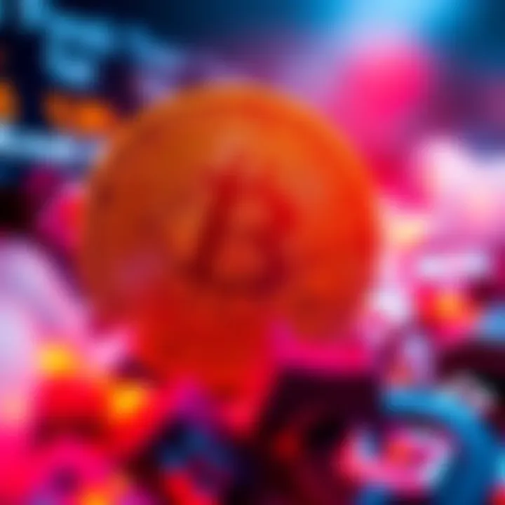 A graphic showing Bitcoin's price rise from $30 to a record high, symbolizing a 200,000% return for investors since 2011.