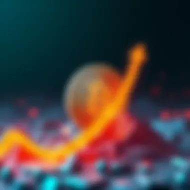 A graphic showing a Bitcoin symbol with an upward arrow, representing the potential rise in Bitcoin value.