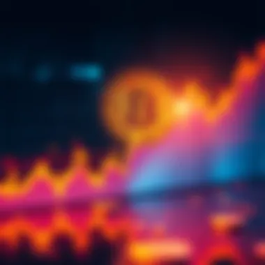 A graph showing Bitcoin's price trends, highlighting significant increases and drops.