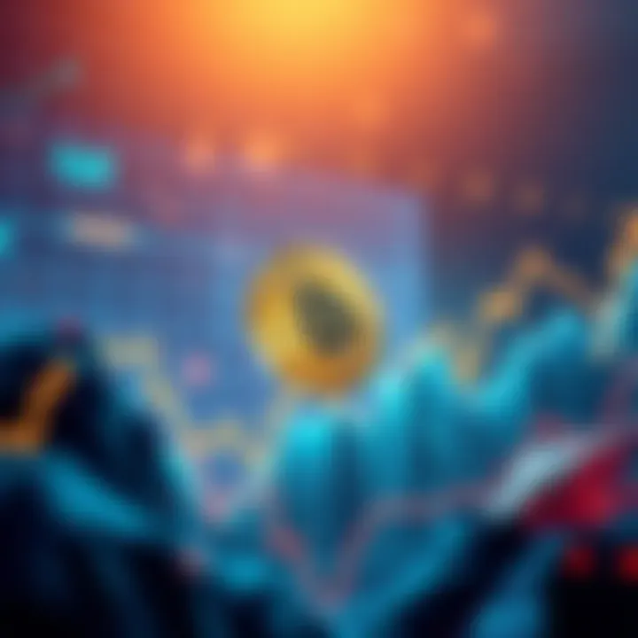 A graph showing the Bitcoin price climbing to $86,000 with excitement in the crypto community