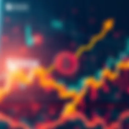 Chart showing Bitcoin price target of $200K with upward trend arrows and financial symbols