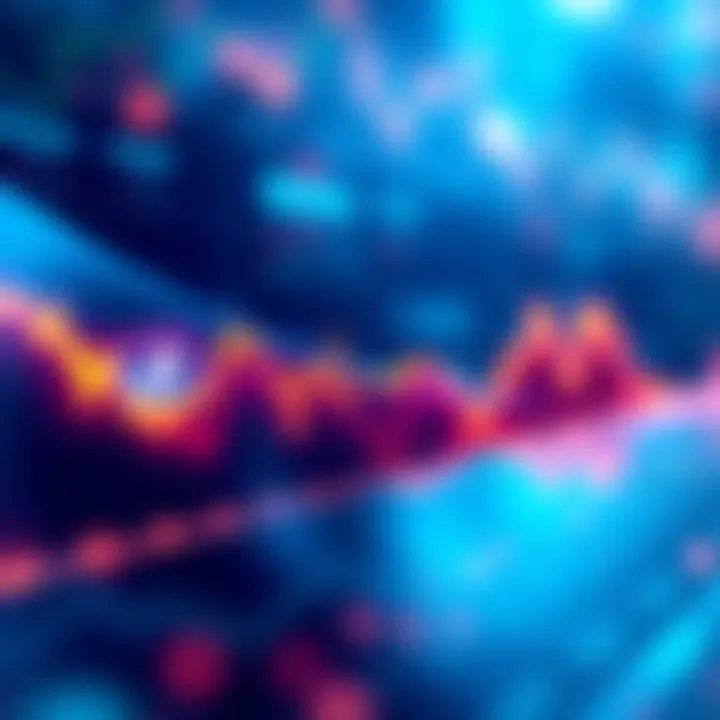 Bitcoin Price Trends A line graph showing Bitcoin price movements over five years, indicating upward and downward trends.