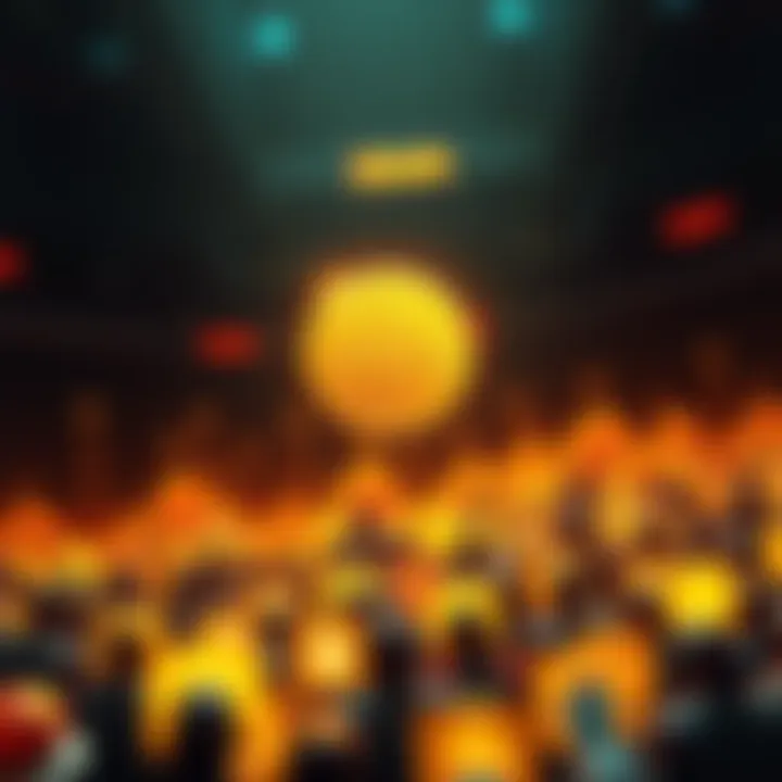 Surge of Bitcoin Promotion A graphic showing numerous accounts promoting Bitcoin with rising trend lines, highlighting the recent changes in online discussions after Buttcoin's decline.