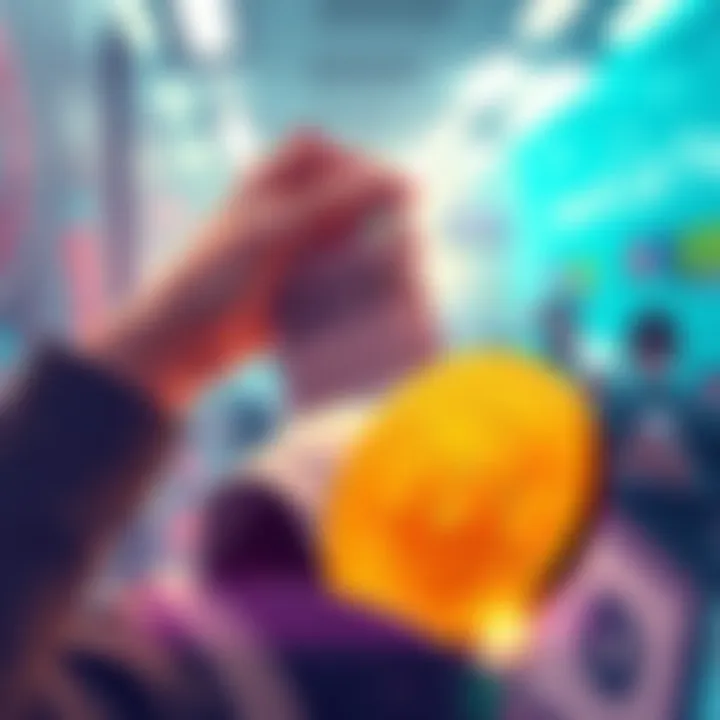 A graphic showing a person buying Bitcoin with a price tag at $69K, symbolizing investment confidence and market strategy.