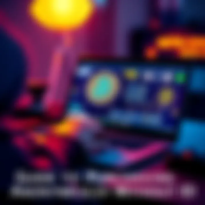 A person buying bitcoin on a laptop with a digital wallet interface, emphasizing anonymity and secure transactions