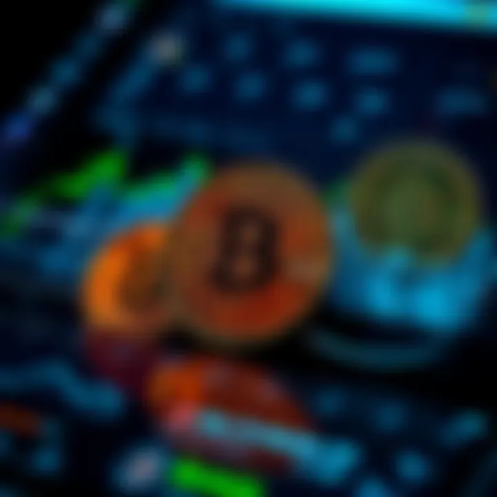 A graphic showing Bitcoin symbols and a user interface representing Exodus new purchasing method