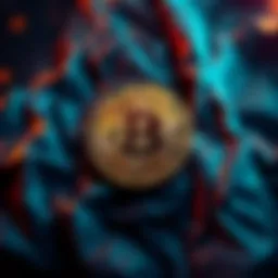 A depiction of a Bitcoin symbol surrounded by a question mark, highlighting concerns about negative factors affecting its value.