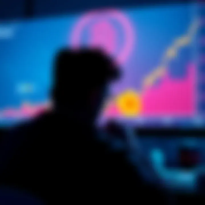 A person looks at a graph showing Bitcoin's price rise, reflecting on their missed investment opportunity.