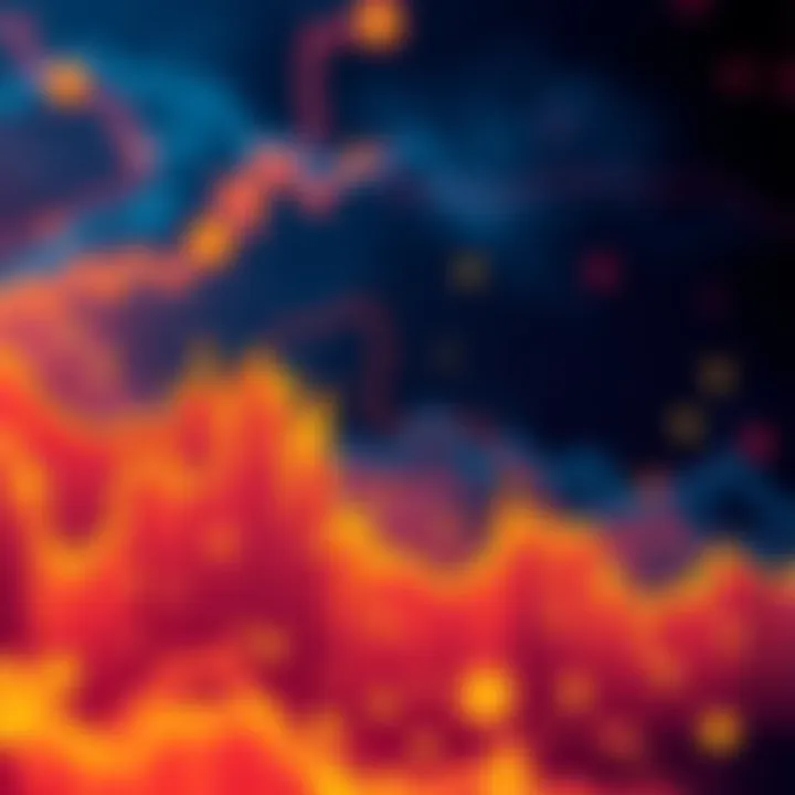 Heatmap showing Bitcoin liquidation levels near current resistance, highlighting potential volatility zones