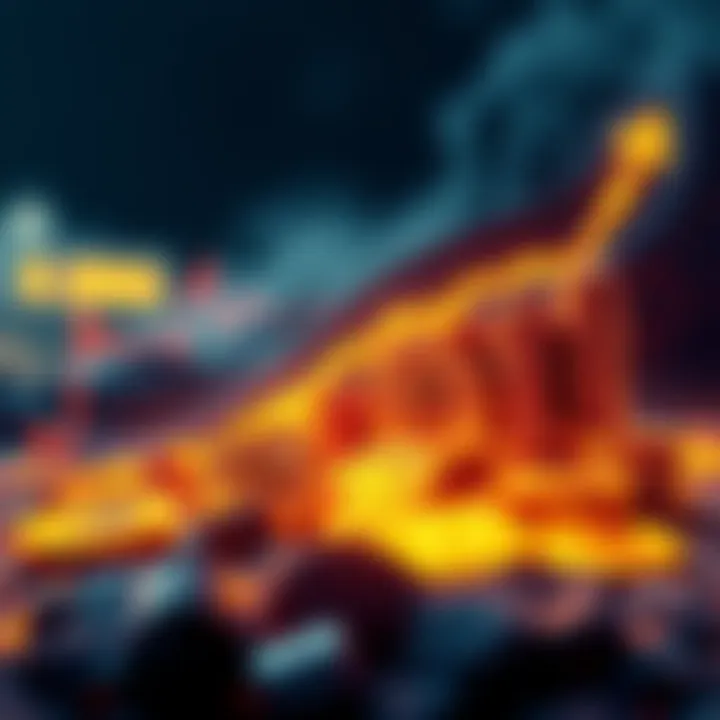 Visual representation of Bitcoin's dramatic increase in value since 2014, illustrating its journey from $549 to unprecedented heights.