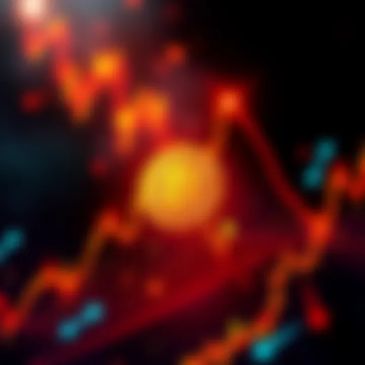 Bitcoin Rising A graphic showing Bitcoin's price trending upwards with excitement in the background.