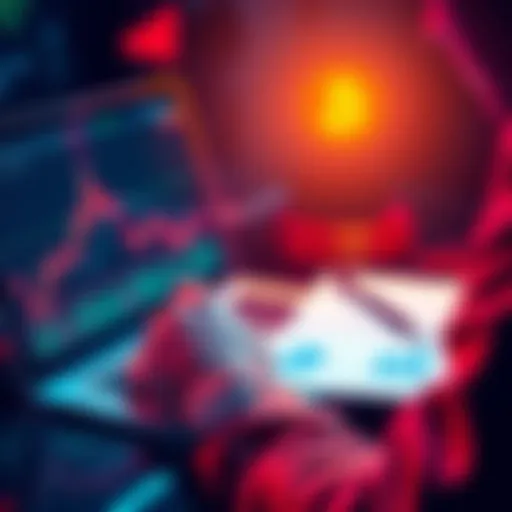 A person analyzing Bitcoin charts on a laptop while making notes about market trends and personal finances.